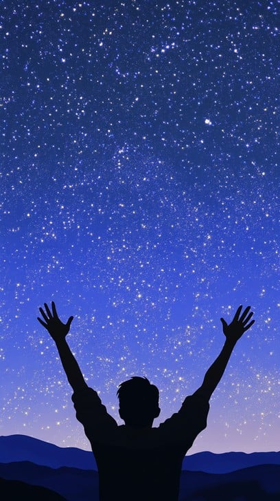 stargazing-at-night-stockcake